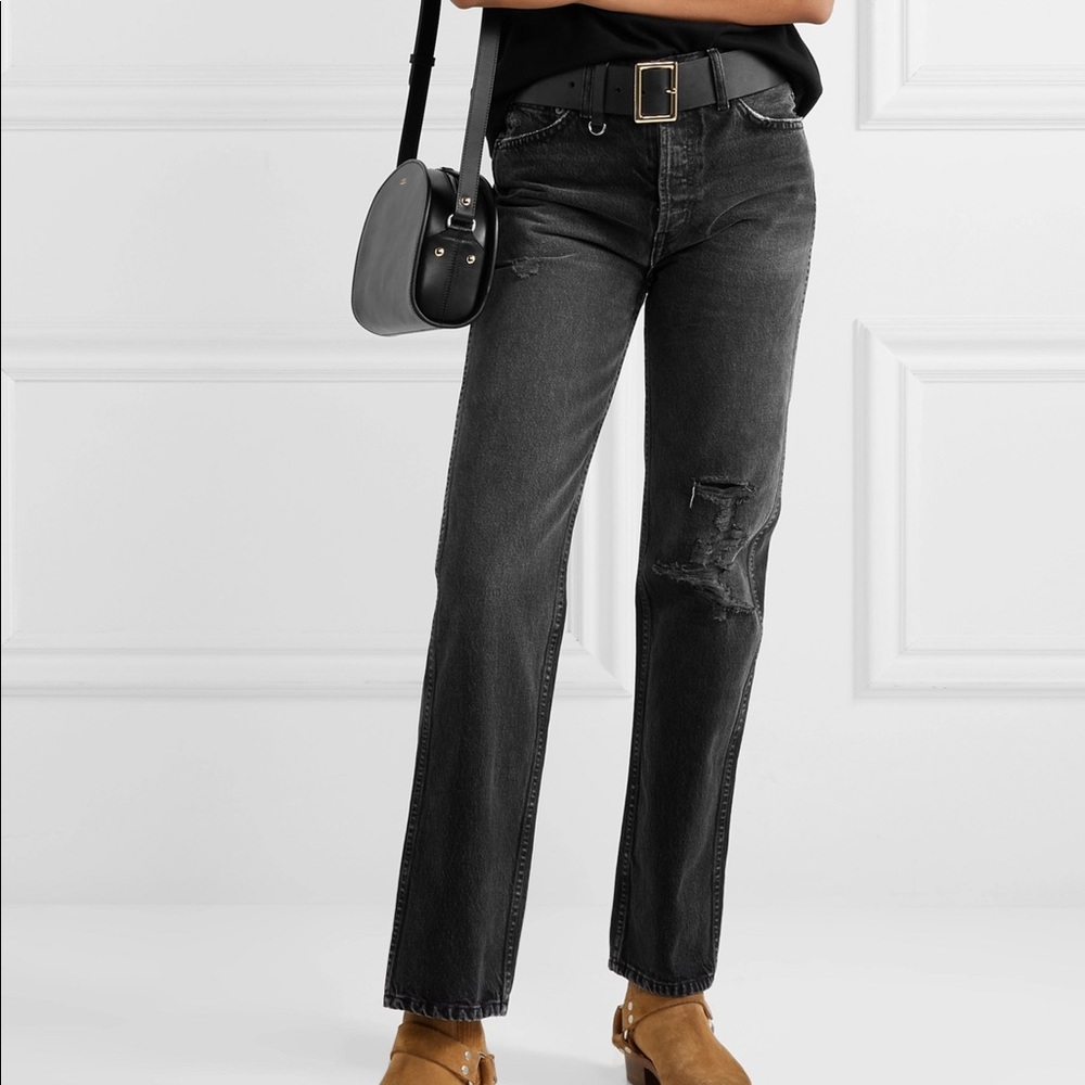Re/Done Original Button Fly High Rise Loose Women’s Jeans, size 24